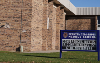 Exterior photo of Ezekiel Gillespie Middle School in Madison.